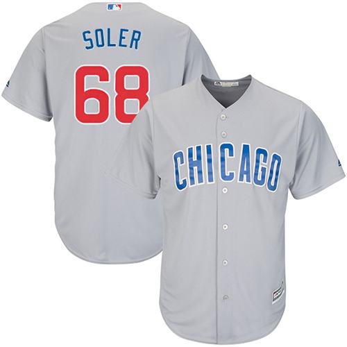 Cubs #68 Jorge Soler Grey Road Stitched Youth MLB Jersey