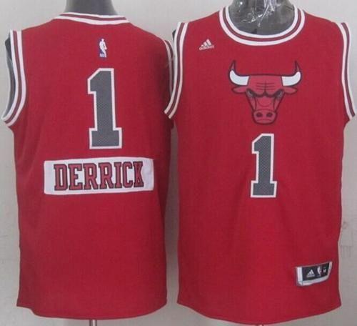 Bulls #1 Derrick Rose Red 2014-15 Christmas Day Stitched Youth NBA Jersey