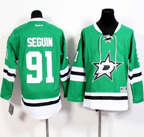 Stars #91 Tyler Seguin Green Youth Stitched NHL Jersey
