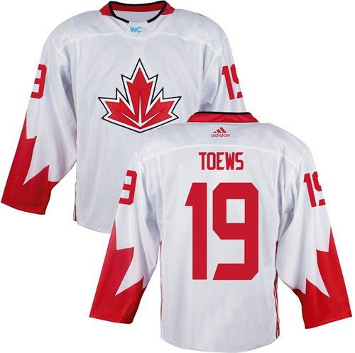 Team Canada #19 Jonathan Toews White 2016 World Cup Stitched Youth NHL Jersey
