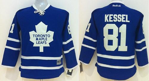 Maple Leafs #81 Kessel Blue Stitched Youth NHL Jersey