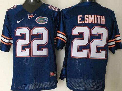 Gators #22 Emmitt Smith Blue Stitched Youth NCAA Jersey
