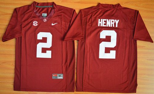 Crimson Tide #2 Derrick Henry Red Stitched Youth NCAA Jersey