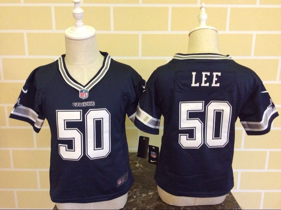 Toddler Nike Dallas Cowboys #50 Sean Lee Navy Blue Stitched NFL Jersey