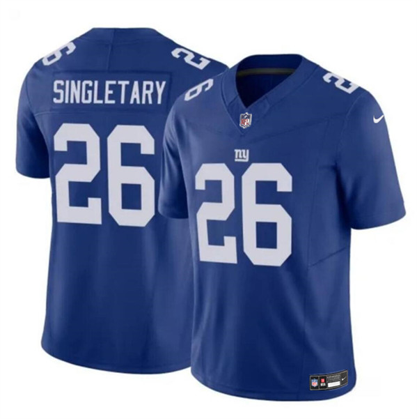 Youth New York Giants #26 Devin Singletary Blue 2024 F.U.S.E. Vapor Untouchable Limited Stitched Jersey