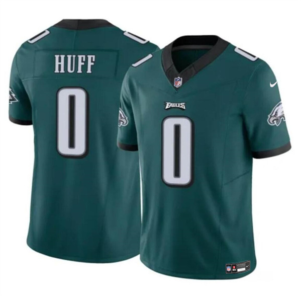 Youth Philadelphia Eagles #0 Bryce Huff Green 2023 F.U.S.E. Vapor Untouchable Limited Football Stitched Jersey