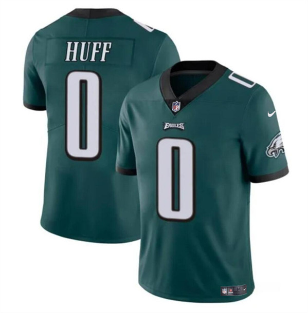 Youth Philadelphia Eagles #0 Bryce Huff Green Vapor Untouchable Limited Football Stitched Jersey