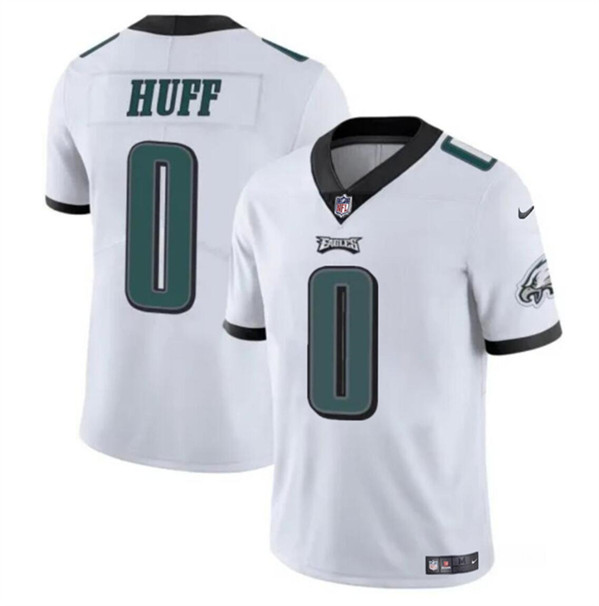 Youth Philadelphia Eagles #0 Bryce Huff White Vapor Untouchable Limited Football Stitched Jersey