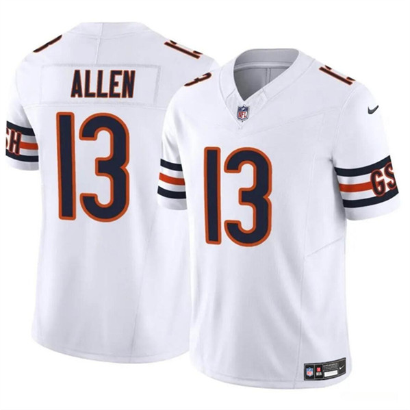 Youth Chicago Bears #13 Keenan Allen White 2023 F.U.S.E. Vapor Football Stitched Jersey