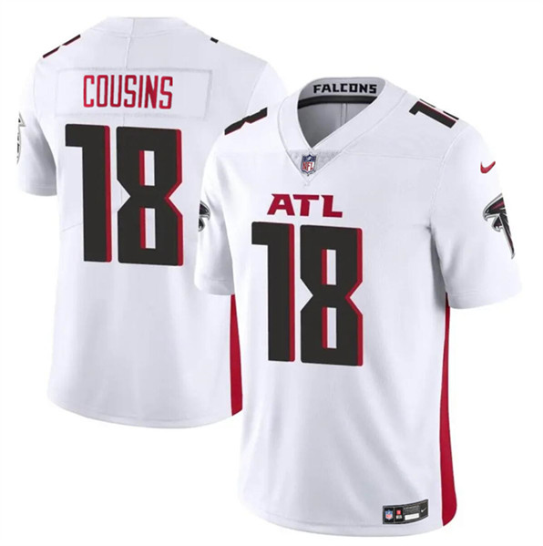 Youth Atlanta Falcons #18 Kirk Cousins White Vapor Untouchable Limited Stitched Jersey