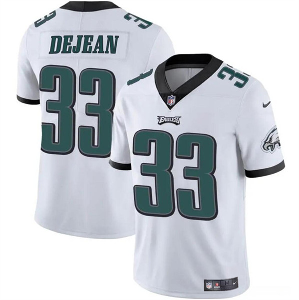 Youth Philadelphia Eagles #33 Cooper DeJean White 2024 Draft Vapor Untouchable Limited Football Stitched Jersey