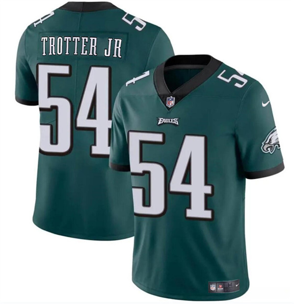 Youth Philadelphia Eagles #54 Jeremiah Trotter Jr Green 2024 Draft Vapor Untouchable Limited Football Stitched Jersey