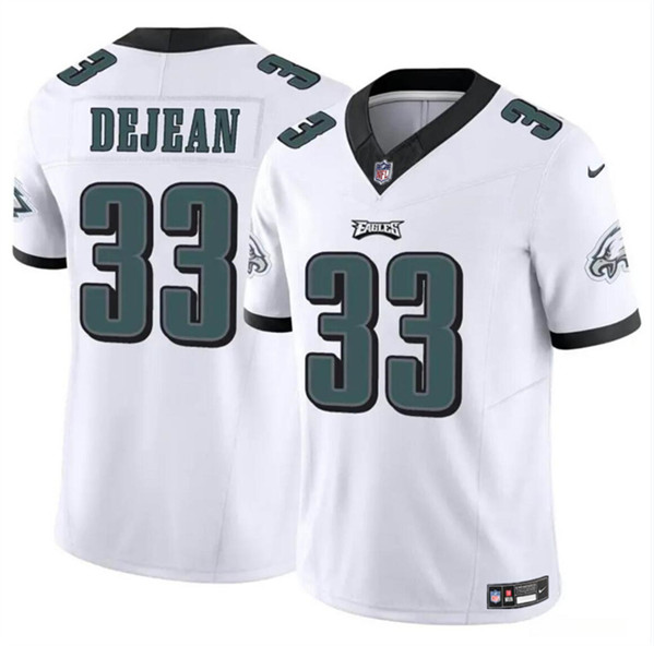 Youth Philadelphia Eagles #33 Cooper DeJean White 2024 Draft F.U.S.E. Vapor Untouchable Limited Football Stitched Jersey
