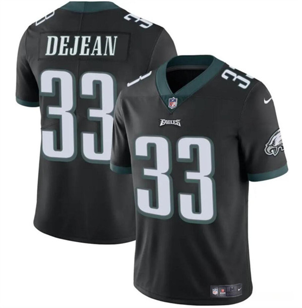 Youth Philadelphia Eagles #33 Cooper DeJean Black 2024 Draft Vapor Untouchable Limited Football Stitched Jersey