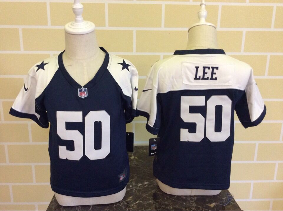 Toddler Nike Dallas Cowboys #50 Sean Lee Blue Thanksgiving Stitched NFL Jersey