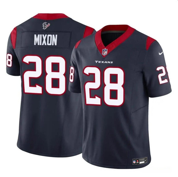Youth Houston Texans #28 Joe Mixon Navy 2024 F.U.S.E. Vapor Untouchable Limited Football Stitched Jersey