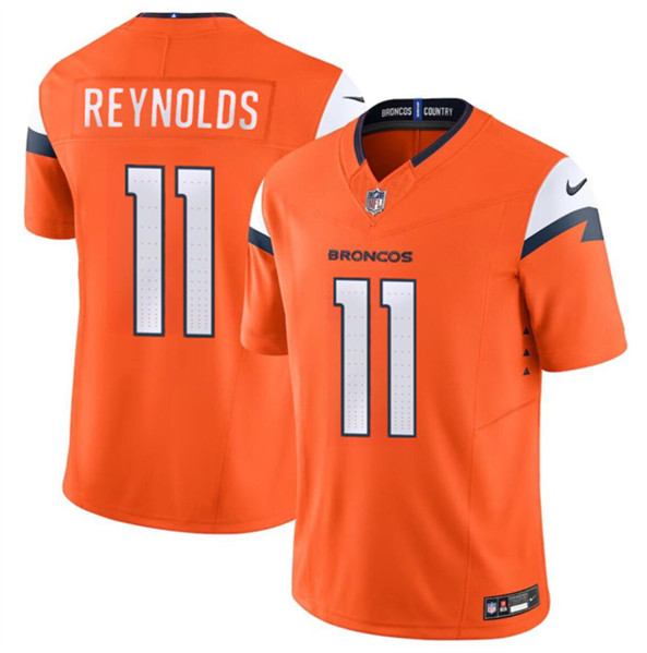 Youth Denver Broncos #11 Josh Reynolds Orange 2024 F.U.S.E Vapor Untouchable Limited Stitched Jersey
