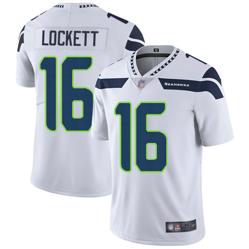 Youth Seattle Seahawks #16 Tyler Lockett White Untouchable Limited Stitched NFL Jersey