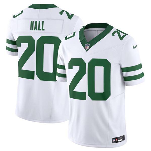 Youth New York Jets #20 Breece Hall White 2024 F.U.S.E. Vapor Limited Stitched Jersey
