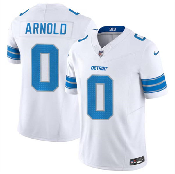 Youth Detroit Lions #0 Terrion Arnold White 2024 Draft F.U.S.E. Vapor Untouchable Limited Football Stitched Jersey