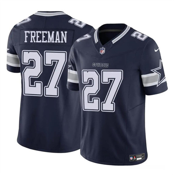Youth Dallas Cowboys #27 Royce Freeman Navy 2023 F.U.S.E. Vapor Untouchable Limited Stitched Football Jersey