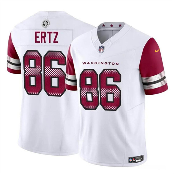 Youth Washington Commanders #86 Zach Ertz White 2023 F.U.S.E. Vapor Limited Stitched Football Jersey