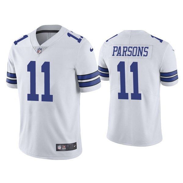 Youth Dallas Cowboys #11 Micah Parsons White Vapor Untouchable Limited Stitched Jersey