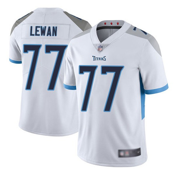 Youth Tennessee Titans #77 Taylor Lewan White Vapor Untouchable Limited Stitched Jersey