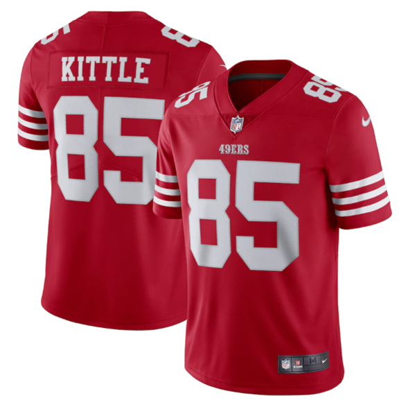 Toddlers San Francisco 49ers #85 George Kittle 2022 New Scarlet Vapor Untouchable Stitched Jersey