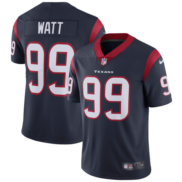 Youth Houston Texans #99 J.J. Watt Nike Navy Vapor Untouchable Limited Stitched NFL Jersey