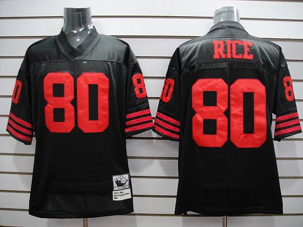 Toddlers San Francisco 49ers #80 Jerry Rice Black Stitched Jersey