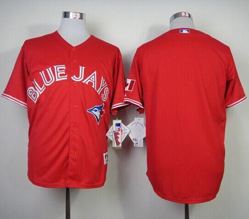 Youth Blue Jays Red Blank Stitched MLB Jersey