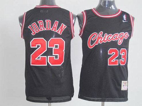 Toddler Chicago Bulls #23 Michael Jordan Black Stitched Basketball Jersey