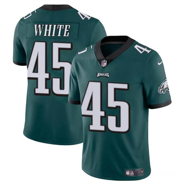 Youth Philadelphia Eagles #45 Devin White Green Vapor Untouchable Limited Football Stitched Jersey