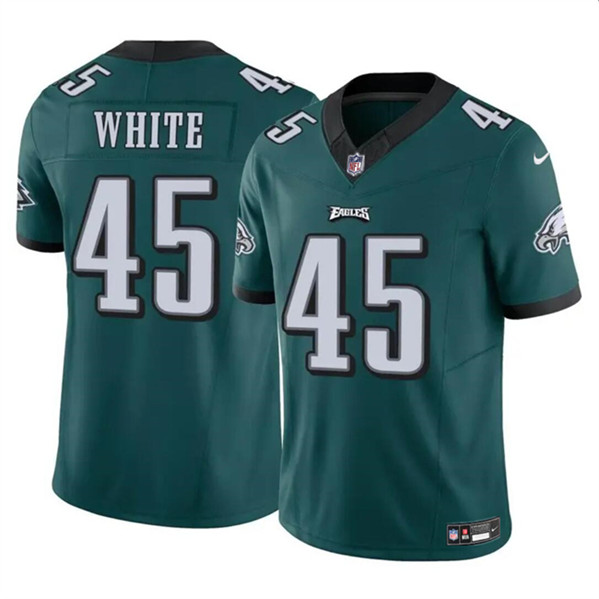 Youth Philadelphia Eagles #45 Devin White Green 2024 F.U.S.E. Vapor Untouchable Limited Football Stitched Jersey
