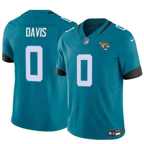 Youth Jacksonville Jaguars #0 Gabe Davis Teal 2024 F.U.S.E. Vapor Untouchable Limited Stitched Jersey