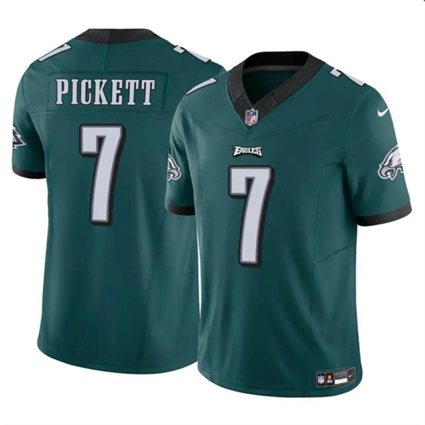 Youth Philadelphia Eagles #7 Kenny Pickett Green 2024 F.U.S.E. Vapor Untouchable Limited Football Stitched Jersey