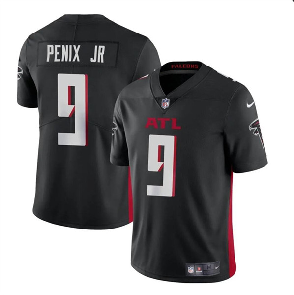 Youth Atlanta Falcons #9 Michael Penix Jr Black 2024 Draft Vapor Untouchable Limited Stitched Jersey