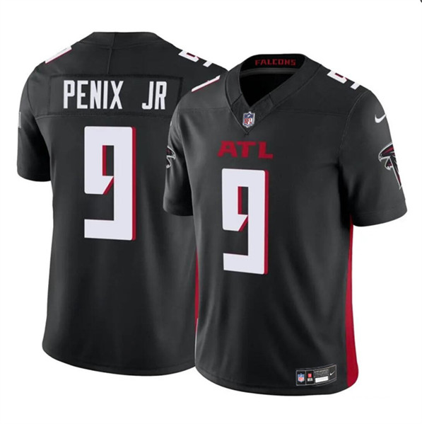 Youth Atlanta Falcons #9 Michael Penix Jr Black 2024 Draft F.U.S.E. Vapor Untouchable Limited Stitched Jersey