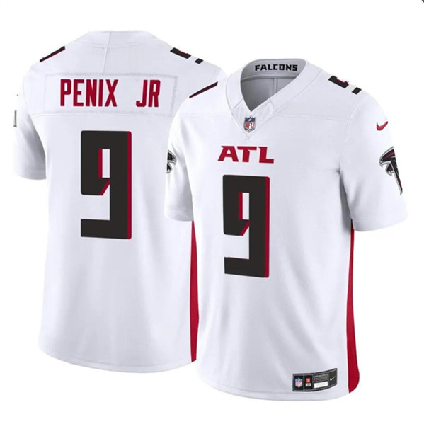Youth Atlanta Falcons #9 Michael Penix Jr White 2024 Draft F.U.S.E. Vapor Untouchable Limited Stitched Jersey