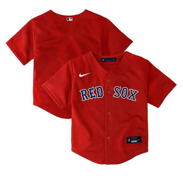 Toddler Boston Red Sox Red Cool Base Stitched Baseball Jersey