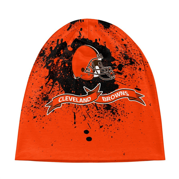Cleveland Browns Baggy Skull Hats 046