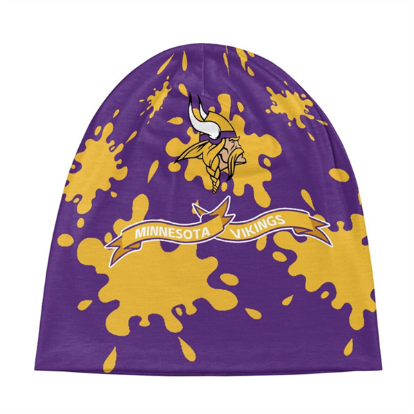 Minnesota Vikings Baggy Skull Hats 057