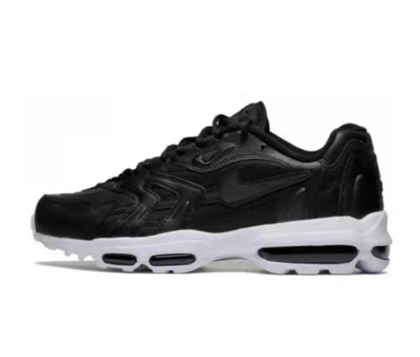 Women's Running weapon Air Max 96 Black/White Shoes 007