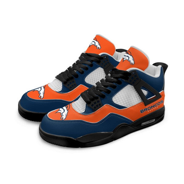 Women's Denver Broncos Running weapon Air Jordan 4 Shoes 003