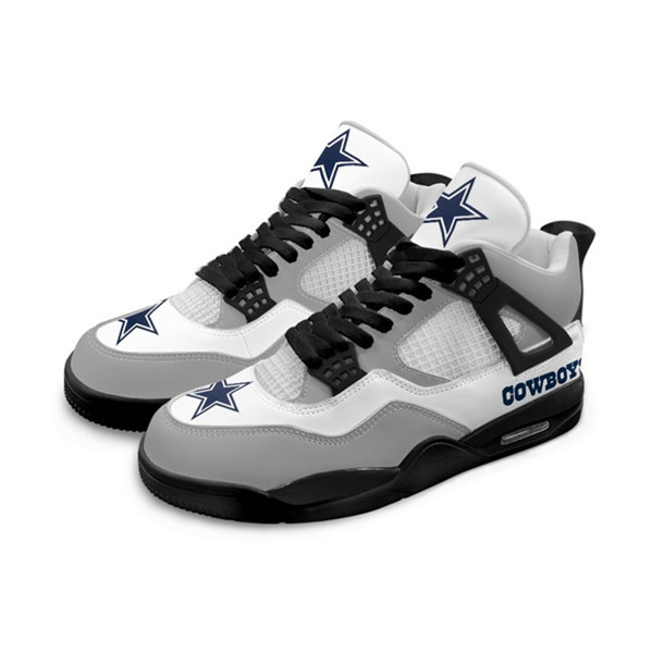 Women's Dallas Cowboys Running weapon Air Jordan 4 Shoes 001