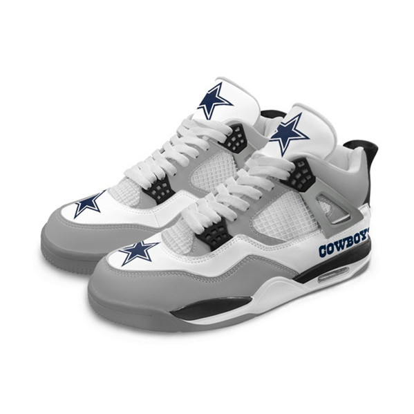 Women's Dallas Cowboys Running weapon Air Jordan 4 Shoes 002