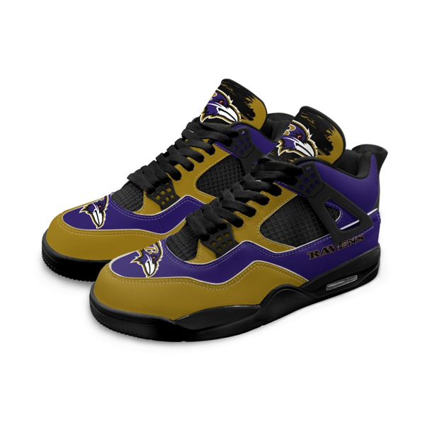 Women's Baltimore Ravens Running weapon Air Jordan 4 Shoes 001