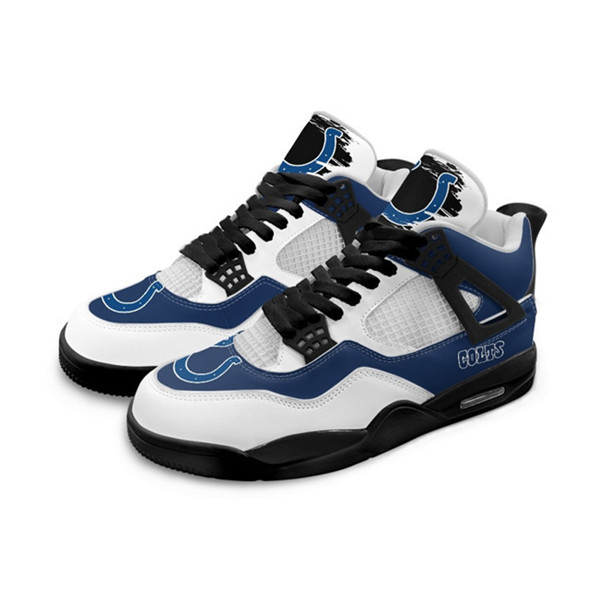Women's Indianapolis Colts Running weapon Air Jordan 4 Shoes 001