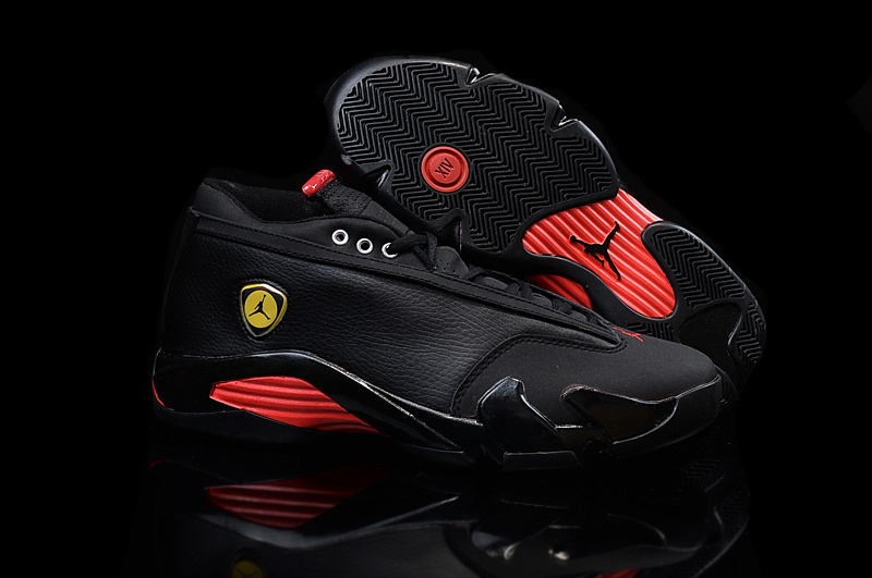 Running weapon Cheap Wholesale Nike Shoes Air Jordan 14 Ferrari Black/Red j1591 - $68.86 ...